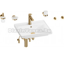 Комплект 9 в 1 Wellsee FreeDom 201006843 глянцевый белый, золото