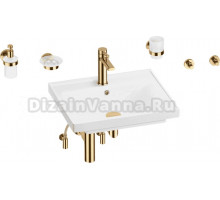 Комплект 9 в 1 Wellsee FreeDom 201006848 глянцевый белый, золото