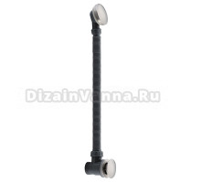 Слив-перелив для ванны Wasserkraft Wern A075 52 мм, клик-клак, никель, без гидрозатвора