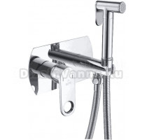Гигиенический душ Rose R205 со смесителем, С ВНУТРЕННЕЙ ЧАСТЬЮ, хром