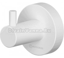 Крючок WHITECROSS Ergo ER2210WH матовый белый, на шурупах