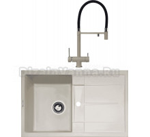 Комплект Мойка Zigmund & Shtain Rechteck 780, осенняя трава + Смеситель ZS 2300, осенняя трава