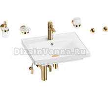 Комплект 9 в 1 Wellsee FreeDom 201006898 глянцевый белый, золото