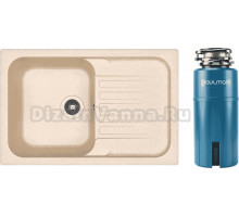 Комплект Мойка Dr. Gans Adel 780, латте + Измельчитель Paulmark Intenso