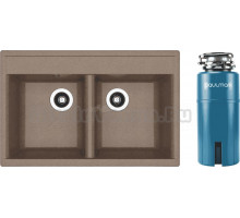 Комплект Мойка Dr. Gans Astra, 780 терракот + Измельчитель Paulmark Intenso