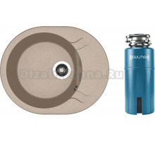 Комплект Мойка Dr. Gans Berta, 580 терра + Измельчитель Paulmark Intenso