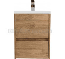 Тумба с раковиной Art&Max Family-M 40 подвесная, harbor golden