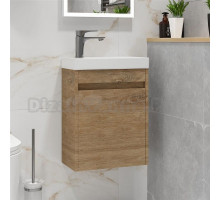 Тумба с раковиной Art&Max Family-M 40 подвесная, harbor golden, с дверцей