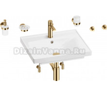 Комплект 9 в 1 Wellsee FreeDom 201006908 глянцевый белый, золото