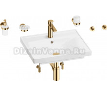 Комплект 9 в 1 Wellsee FreeDom 201006903 глянцевый белый, золото