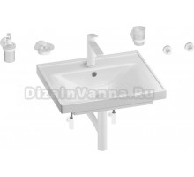 Комплект 9 в 1 Wellsee FreeDom 201006925 глянцевый белый, матовый белый