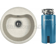 Комплект Мойка Dr. Gans Dora, серая + Измельчитель Paulmark Intenso