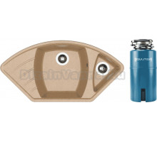 Комплект Мойка Dr. Gans Gaby, терра + Измельчитель Paulmark Intenso