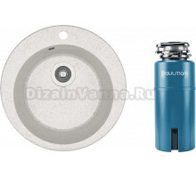 Комплект Мойка Dr. Gans Gala, серый + Измельчитель Paulmark Intenso