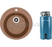 Комплект Мойка Dr. Gans Gala, терракот + Измельчитель Paulmark Intenso