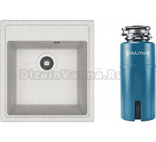 Комплект Мойка Dr. Gans Nika 470, серая + Измельчитель Paulmark Intenso