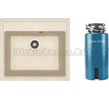 Комплект Мойка Dr. Gans Nika 570, латте + Измельчитель Paulmark Intenso