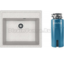 Комплект Мойка Dr. Gans Nika 570, серая + Измельчитель Paulmark Intenso