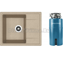 Комплект Мойка Dr. Gans Nika 580, терра + Измельчитель Paulmark Intenso