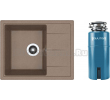 Комплект Мойка Dr. Gans Nika 580, терракот + Измельчитель Paulmark Intenso