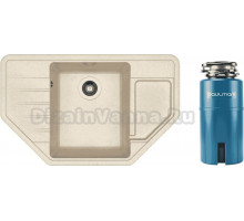 Комплект Мойка Dr. Gans Rio, латте + Измельчитель Paulmark Intenso