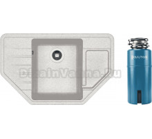 Комплект Мойка Dr. Gans Rio, серая + Измельчитель Paulmark Intenso