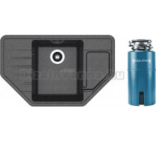 Комплект Мойка Dr. Gans Rio, черная + Измельчитель Paulmark Intenso