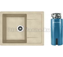 Комплект Мойка Dr. Gans Tekno, 650 дюна + Измельчитель Paulmark Intenso