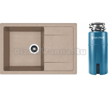 Комплект Мойка Dr. Gans Tekno, 760 терра + Измельчитель Paulmark Intenso