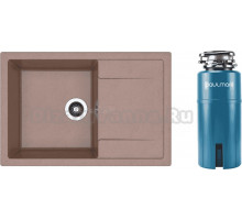 Комплект Мойка Dr. Gans Tekno, 760 терракот + Измельчитель Paulmark Intenso