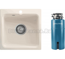 Комплект Мойка Reflexion Base, 43 белая + Измельчитель Paulmark Intenso