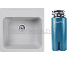 Комплект Мойка Reflexion Etude, 48 серая + Измельчитель Paulmark Intenso