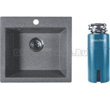 Комплект Мойка Reflexion Mini RX1150GR, гравий + Измельчитель Paulmark Intenso