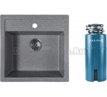 Комплект Мойка Reflexion Zia RX1251GR, гравий + Измельчитель Paulmark Intenso