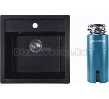 Комплект Мойка Reflexion Zia RX1251СL, уголь + Измельчитель Paulmark Intenso