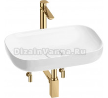 Комплект 5 в 1 Wellsee Croquis 201003963 глянцевый белый, золото