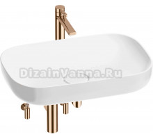 Комплект 5 в 1 Wellsee Croquis 201003999 глянцевый белый, розовое золото