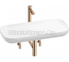 Комплект 5 в 1 Wellsee Croquis 201004024 глянцевый белый, розовое золото