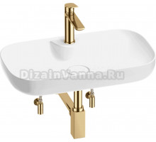 Комплект 5 в 1 Wellsee Croquis 2.0 201004063 глянцевый белый, золото