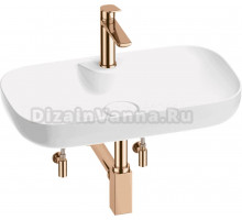 Комплект 5 в 1 Wellsee Croquis 2.0 201004064 глянцевый белый, розовое золото