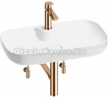 Комплект 5 в 1 Wellsee Croquis 2.0 201004074 глянцевый белый, розовое золото