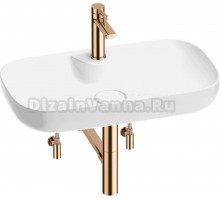 Комплект 5 в 1 Wellsee Croquis 2.0 201004079 глянцевый белый, розовое золото