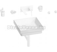 Комплект 8 в 1 Wellsee Doux 201005985 глянцевый белый, матовый белый, С ВНУТРЕННЕЙ ЧАСТЬЮ