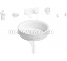 Комплект 8 в 1 Wellsee Doux 201006045 глянцевый белый, матовый белый, С ВНУТРЕННЕЙ ЧАСТЬЮ