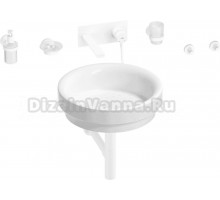 Комплект 8 в 1 Wellsee Doux 201006085 глянцевый белый, матовый белый, С ВНУТРЕННЕЙ ЧАСТЬЮ