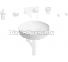 Комплект 8 в 1 Wellsee Chalice Perfection 201006185 глянцевый белый, матовый белый, С ВНУТРЕННЕЙ ЧАСТЬЮ