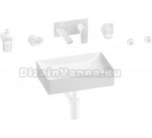 Комплект 8 в 1 Wellsee Pure BY Wellsee 201006285 глянцевый белый, матовый белый, С ВНУТРЕННЕЙ ЧАСТЬЮ