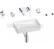 Комплект 8 в 1 Wellsee Pure BY Wellsee 201006286 глянцевый белый, хром, С ВНУТРЕННЕЙ ЧАСТЬЮ