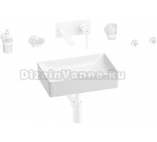 Комплект 8 в 1 Wellsee Pure BY Wellsee 201006290 глянцевый белый, матовый белый, С ВНУТРЕННЕЙ ЧАСТЬЮ