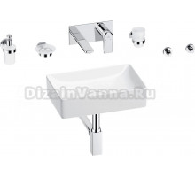 Комплект 8 в 1 Wellsee Pure BY Wellsee 201006296 глянцевый белый, хром, С ВНУТРЕННЕЙ ЧАСТЬЮ